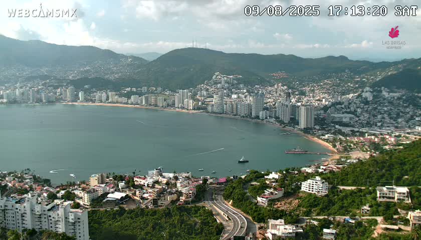 Acapulco City Skyline  Live Cam - Acapulco de Juarez, Guerrero, Mexico