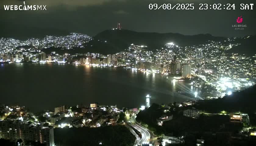 Acapulco City Skyline  Live Cam - Acapulco de Juarez, Guerrero, Mexico