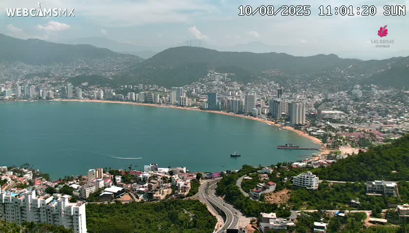 Acapulco City Skyline  Live Cam - Acapulco de Juarez, Guerrero, Mexico
