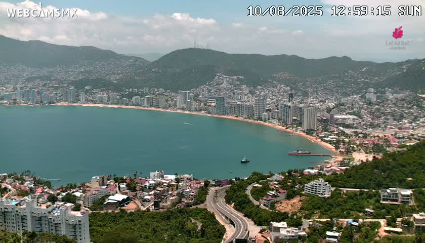Acapulco City Skyline  Live Cam - Acapulco de Juarez, Guerrero, Mexico