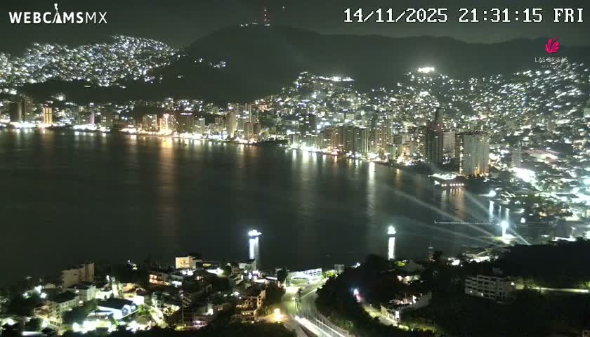Acapulco City Skyline  Live Cam - Acapulco de Juarez, Guerrero, Mexico