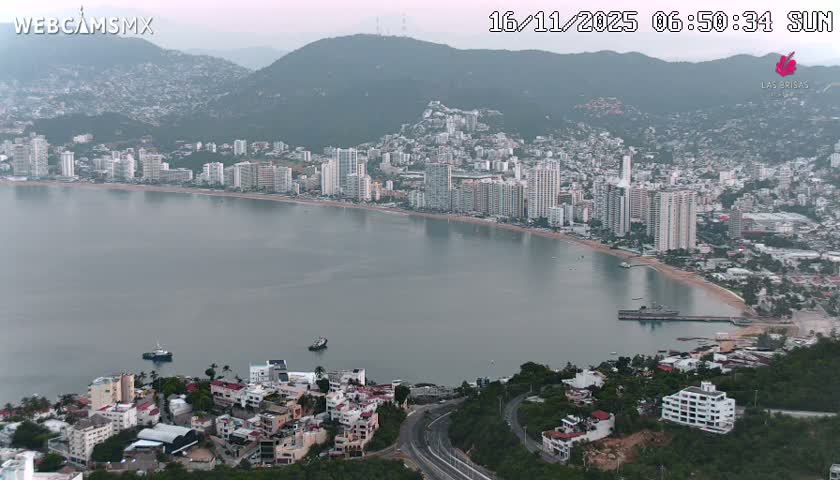 Acapulco City Skyline  Live Cam - Acapulco de Juarez, Guerrero, Mexico