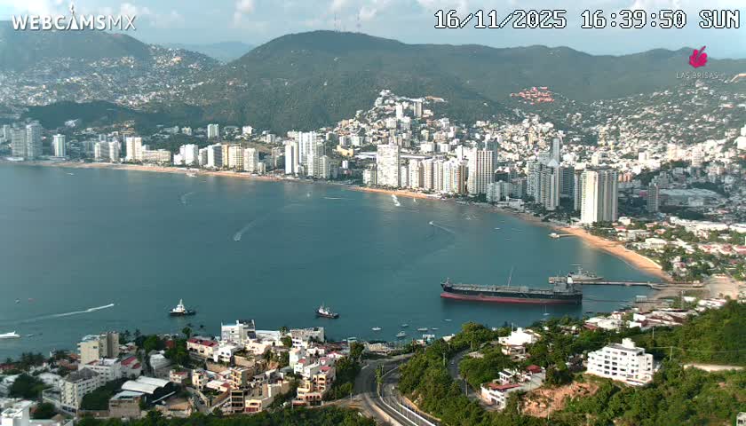 Acapulco City Skyline  Live Cam - Acapulco de Juarez, Guerrero, Mexico