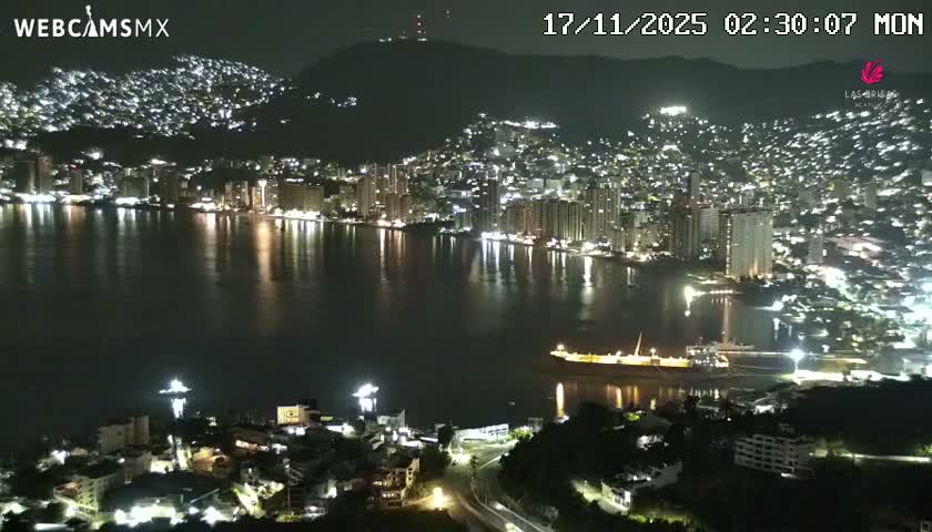 Acapulco City Skyline  Live Cam - Acapulco de Juarez, Guerrero, Mexico