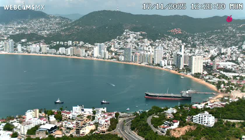 Acapulco City Skyline  Live Cam - Acapulco de Juarez, Guerrero, Mexico