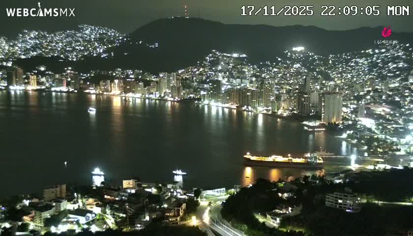 Acapulco City Skyline  Live Cam - Acapulco de Juarez, Guerrero, Mexico
