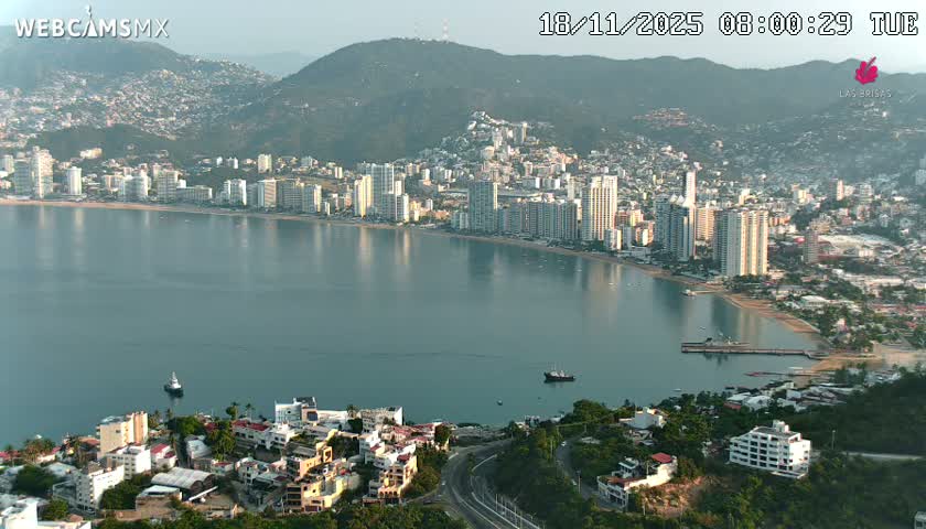 Acapulco City Skyline  Live Cam - Acapulco de Juarez, Guerrero, Mexico