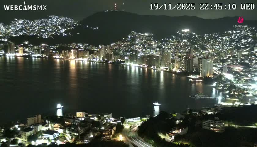 Acapulco City Skyline  Live Cam - Acapulco de Juarez, Guerrero, Mexico