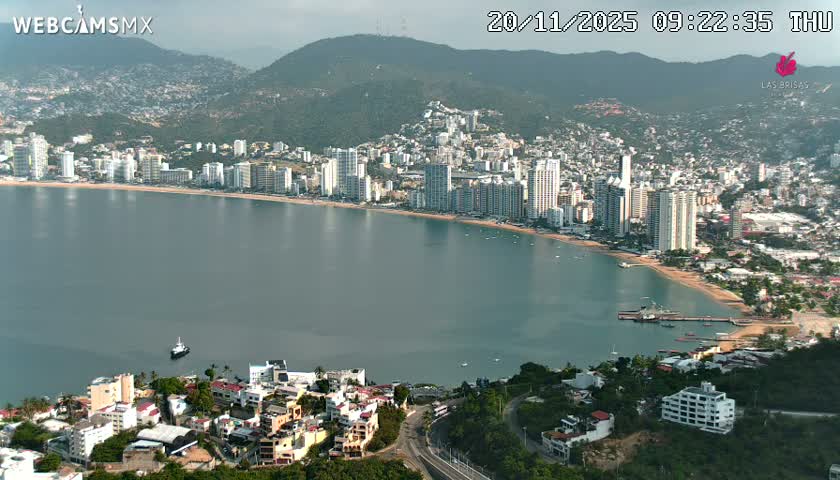 Acapulco City Skyline  Live Cam - Acapulco de Juarez, Guerrero, Mexico