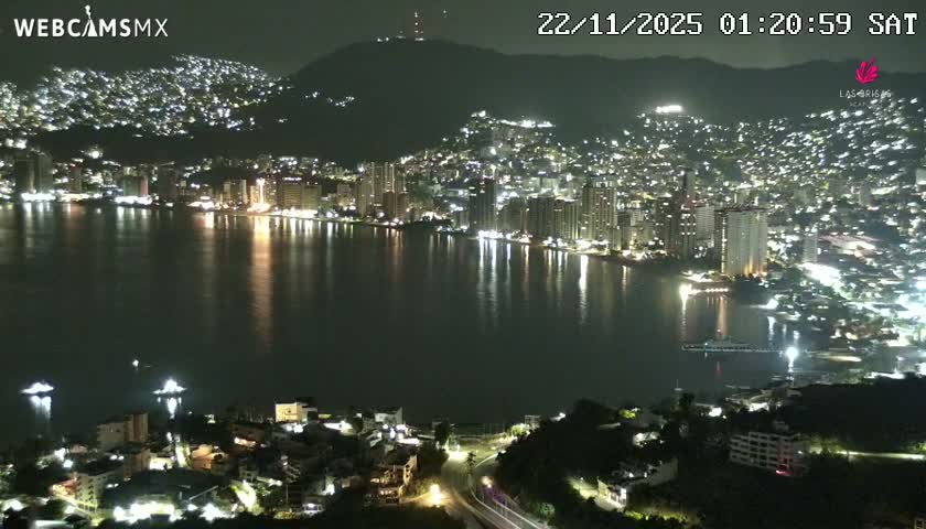 Acapulco City Skyline  Live Cam - Acapulco de Juarez, Guerrero, Mexico