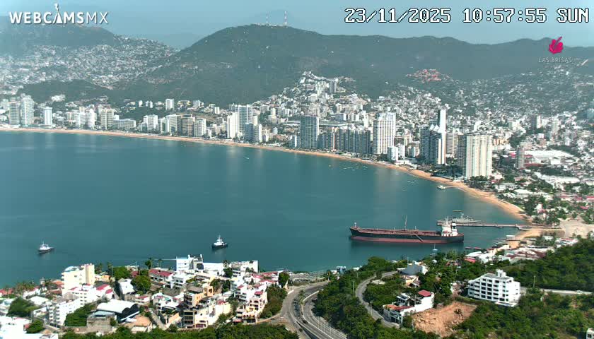 Acapulco City Skyline  Live Cam - Acapulco de Juarez, Guerrero, Mexico