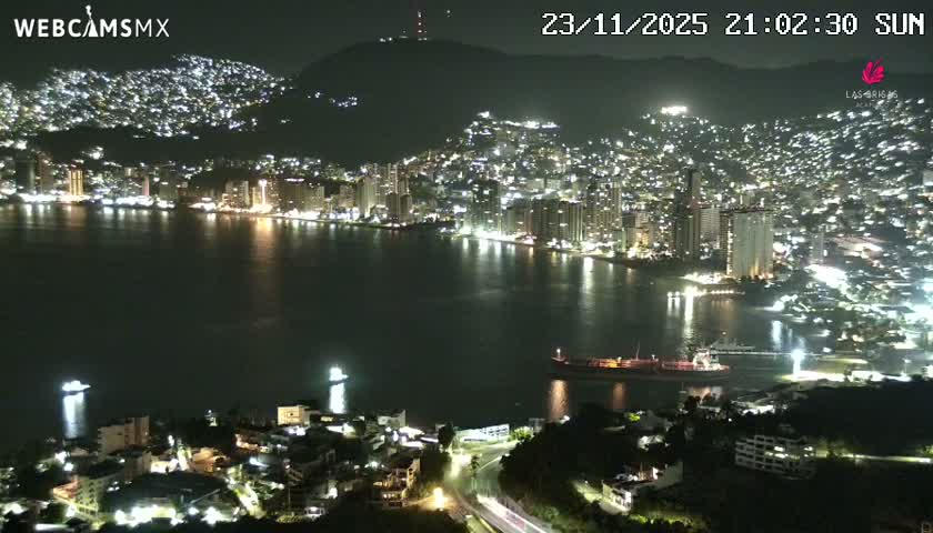 Acapulco City Skyline  Live Cam - Acapulco de Juarez, Guerrero, Mexico
