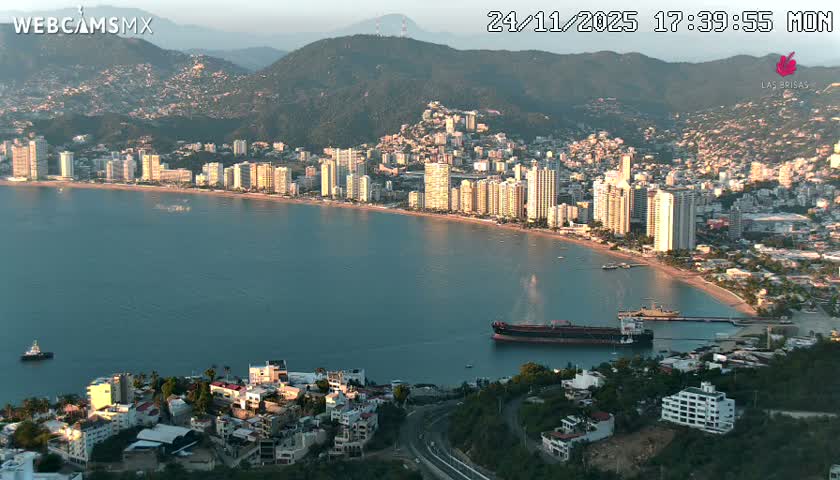 Acapulco City Skyline  Live Cam - Acapulco de Juarez, Guerrero, Mexico