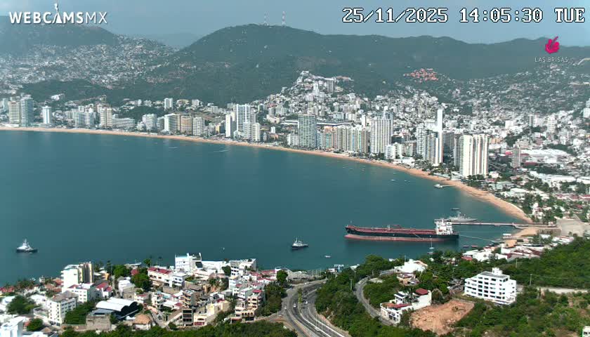 Acapulco City Skyline  Live Cam - Acapulco de Juarez, Guerrero, Mexico