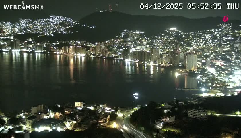 Acapulco City Skyline  Live Cam - Acapulco de Juarez, Guerrero, Mexico