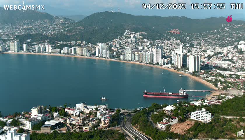Acapulco City Skyline  Live Cam - Acapulco de Juarez, Guerrero, Mexico