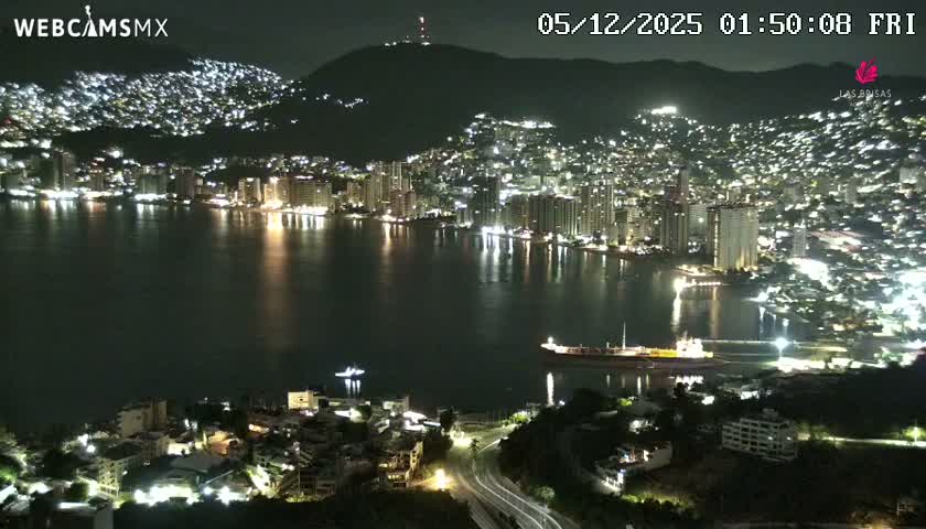 Acapulco City Skyline  Live Cam - Acapulco de Juarez, Guerrero, Mexico