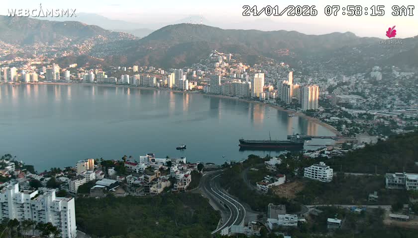 Acapulco City Skyline  Live Cam - Acapulco de Juarez, Guerrero, Mexico
