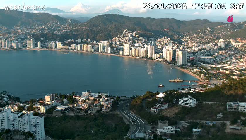 Acapulco City Skyline  Live Cam - Acapulco de Juarez, Guerrero, Mexico