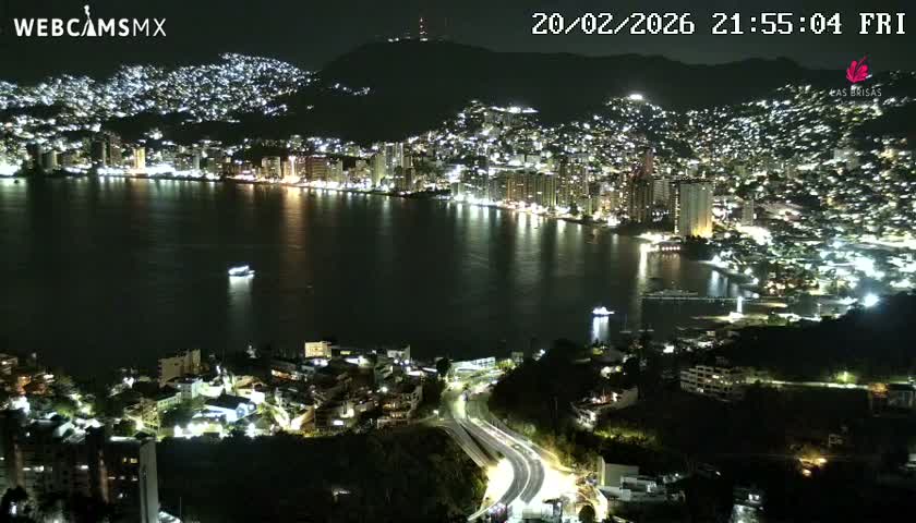 Acapulco City Skyline  Live Cam - Acapulco de Juarez, Guerrero, Mexico