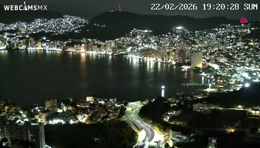 Acapulco City Skyline  Live Cam - Acapulco de Juarez, Guerrero, Mexico