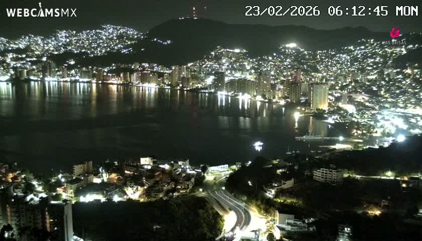 Acapulco City Skyline  Live Cam - Acapulco de Juarez, Guerrero, Mexico
