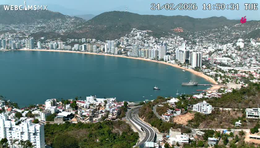Acapulco City Skyline  Live Cam - Acapulco de Juarez, Guerrero, Mexico