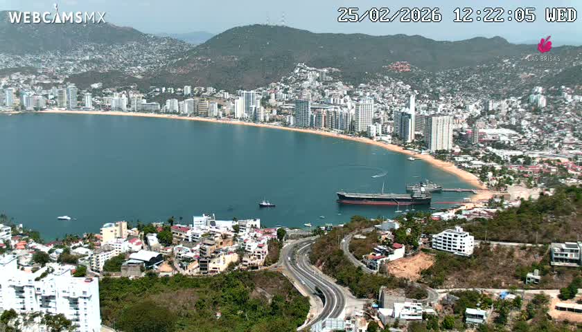 Acapulco City Skyline  Live Cam - Acapulco de Juarez, Guerrero, Mexico