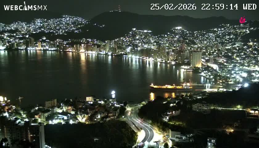 Acapulco City Skyline  Live Cam - Acapulco de Juarez, Guerrero, Mexico