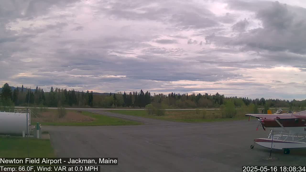 Newton Field Airport Live Cam - Jackman, Maine, USA Airport