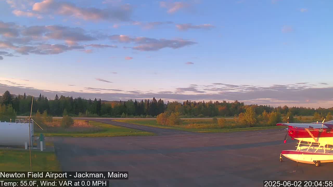 Newton Field Airport Live Cam - Jackman, Maine, USA Airport