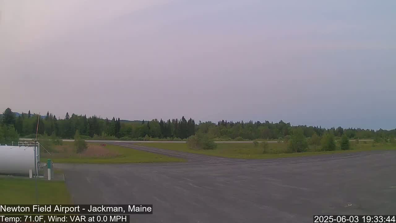 Newton Field Airport Live Cam - Jackman, Maine, USA Airport