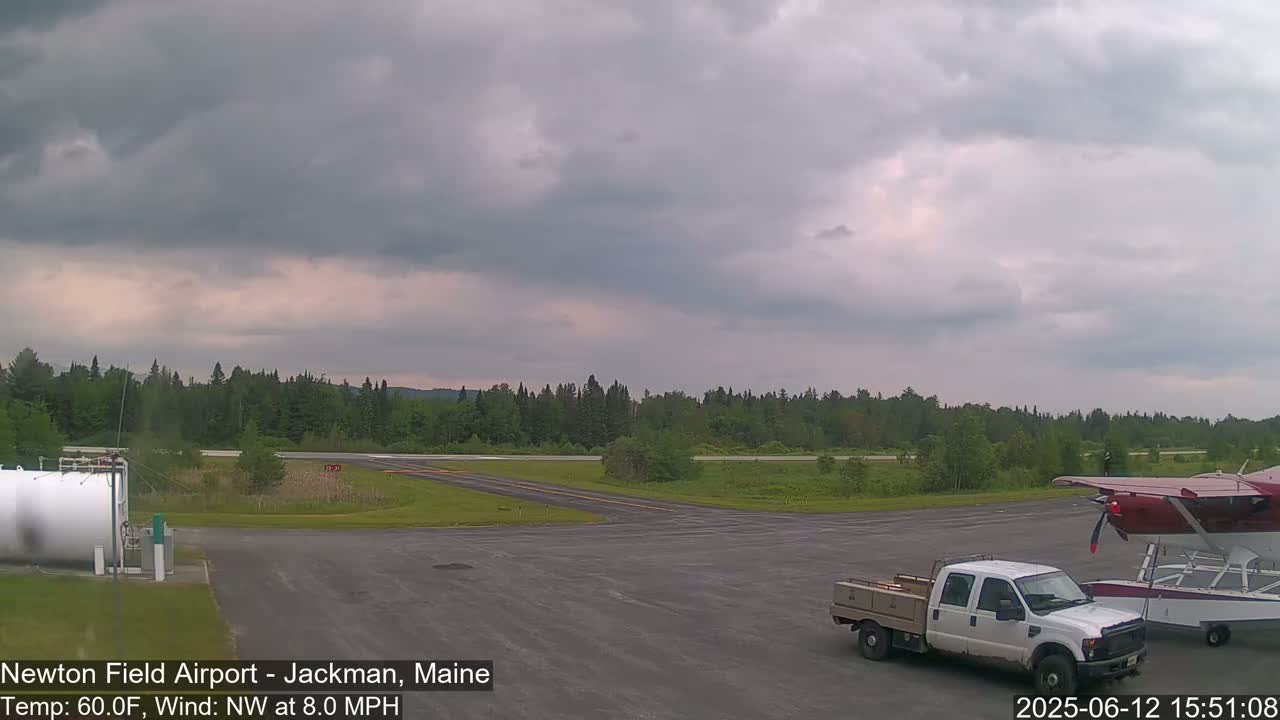 Newton Field Airport Live Cam - Jackman, Maine, USA Airport