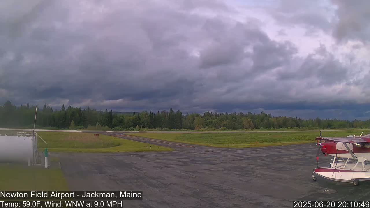 Newton Field Airport Live Cam - Jackman, Maine, USA Airport