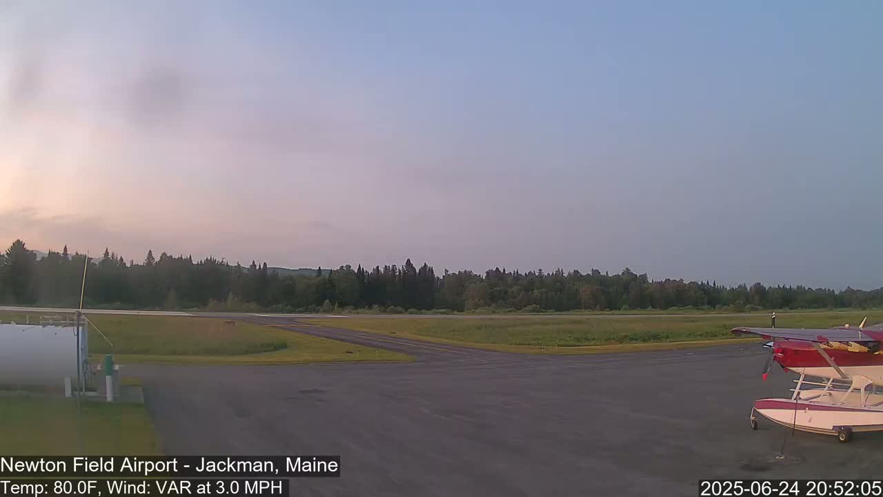 Newton Field Airport Live Cam - Jackman, Maine, USA Airport