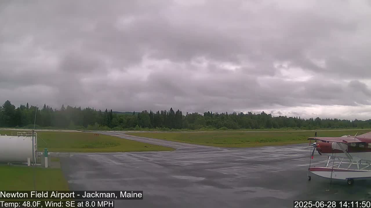 Newton Field Airport Live Cam - Jackman, Maine, USA Airport