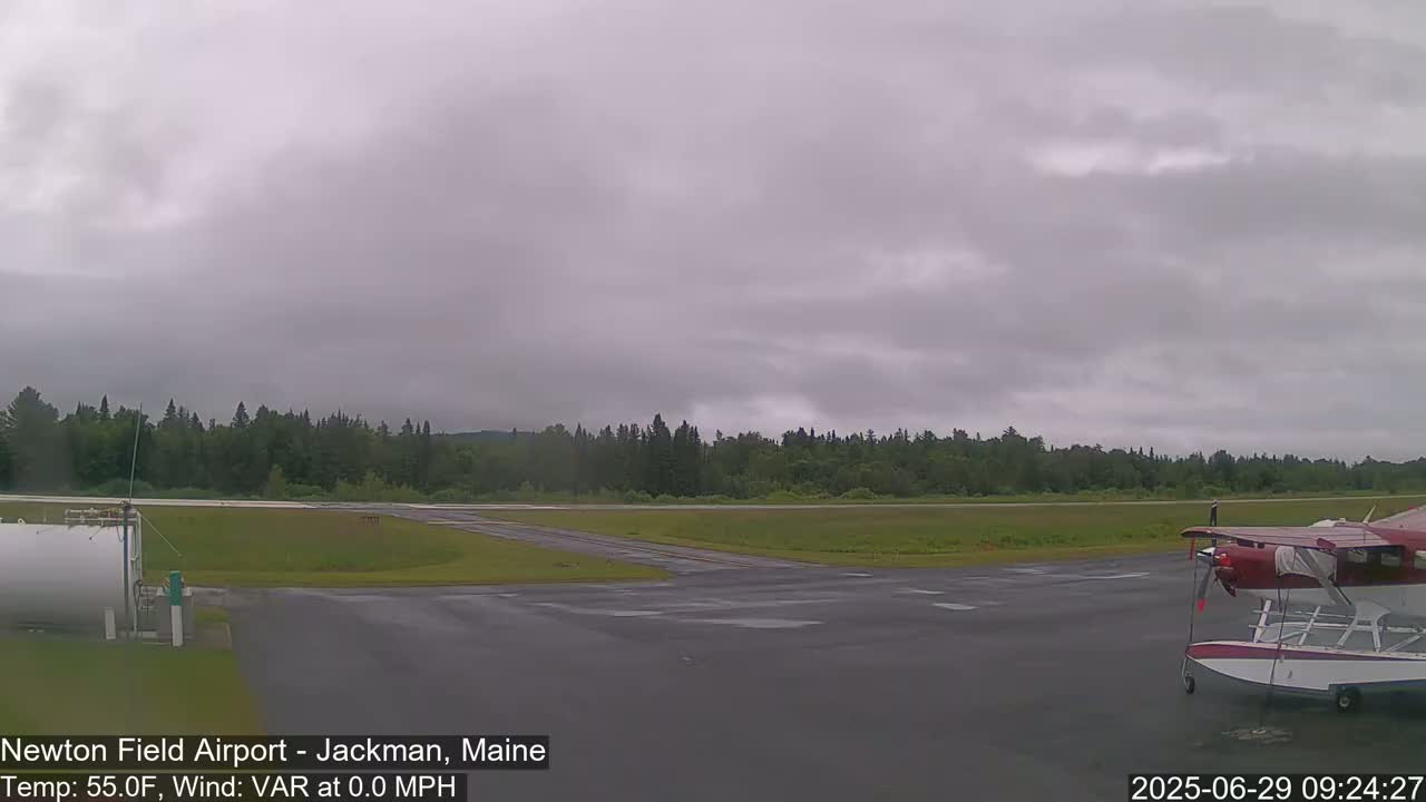 Newton Field Airport Live Cam - Jackman, Maine, USA Airport