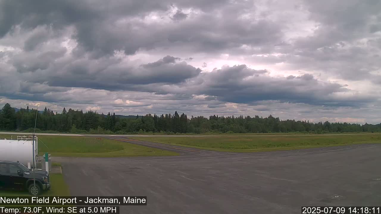 Newton Field Airport Live Cam - Jackman, Maine, USA Airport