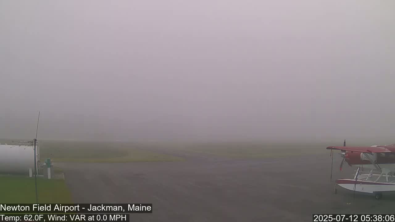 Newton Field Airport Live Cam - Jackman, Maine, USA Airport