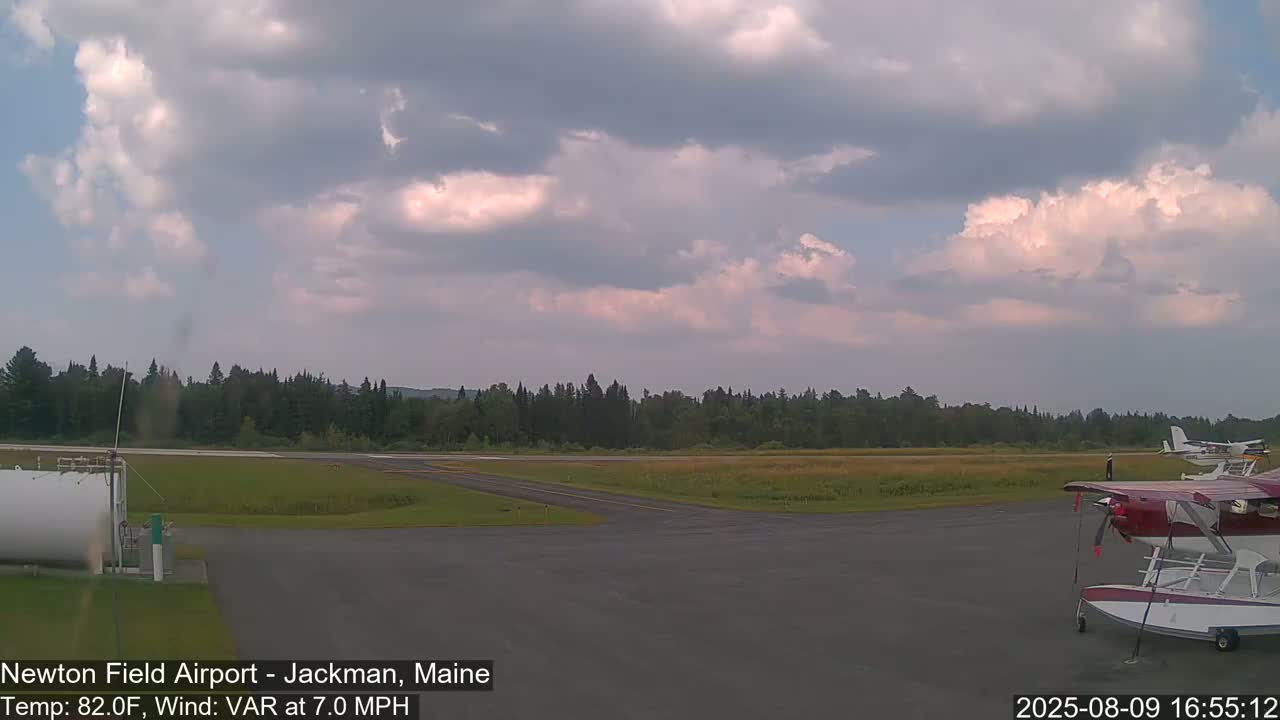 Newton Field Airport Live Cam - Jackman, Maine, USA Airport