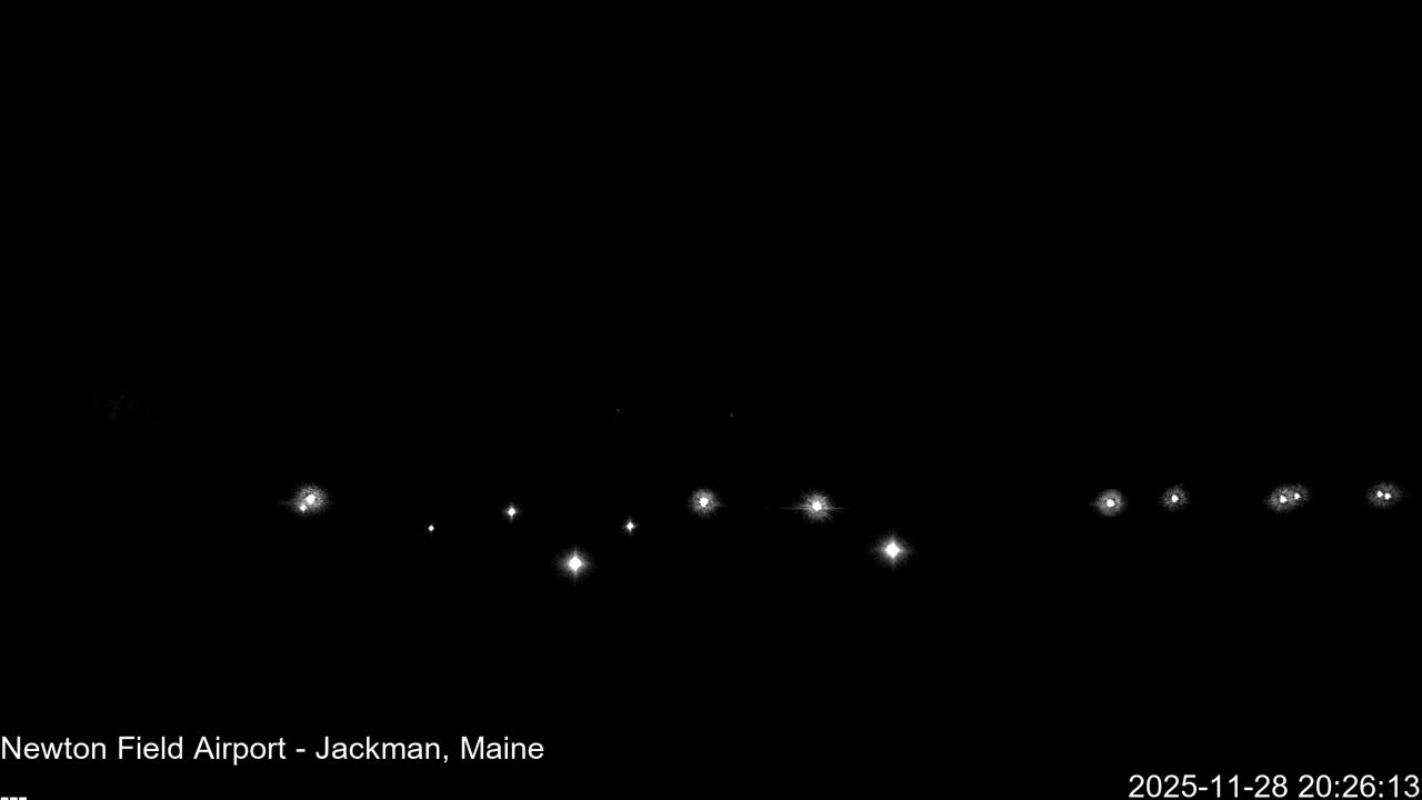 Jackman, Newton Field Airport towards North Live Cam 59B - Jackman, Somerset, Maine, USA