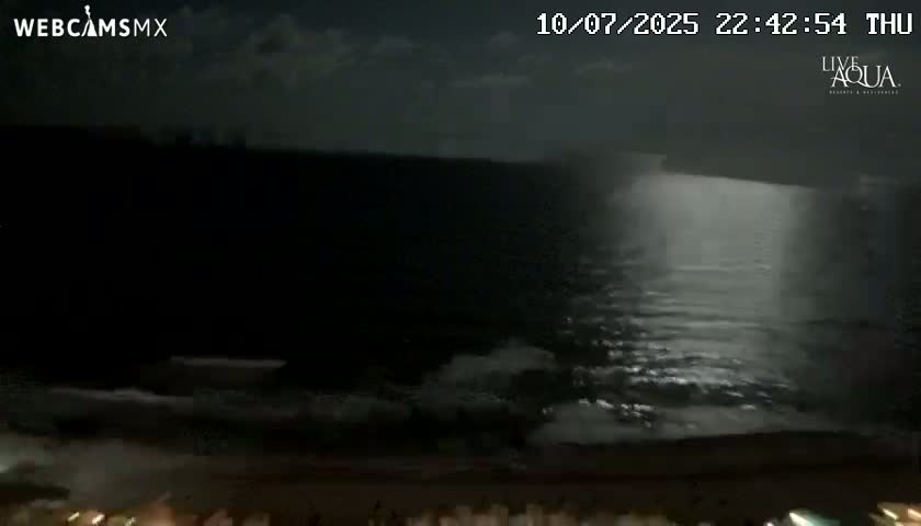(Cancun) Cancún Playa Marlin Beach & Hotel Pools Live Cam - Benito Juarez, Quintana Roo, Mexico