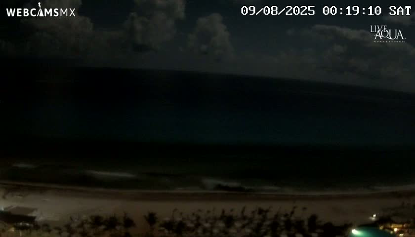 (Cancun) Cancún Playa Marlin Beach & Hotel Pools Live Cam - Benito Juarez, Quintana Roo, Mexico
