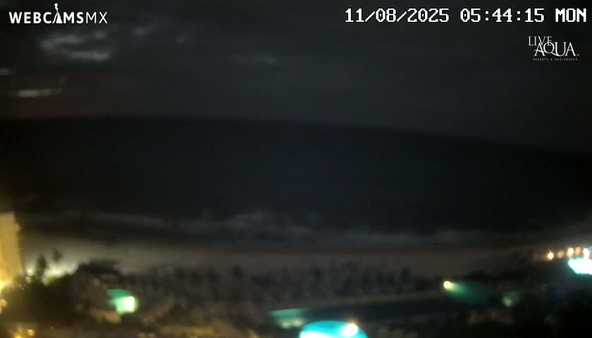 (Cancun) Cancún Playa Marlin Beach & Hotel Pools Live Cam - Benito Juarez, Quintana Roo, Mexico
