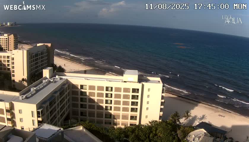 (Cancun) Cancún Playa Marlin Beach & Hotel Pools Live Cam - Benito Juarez, Quintana Roo, Mexico