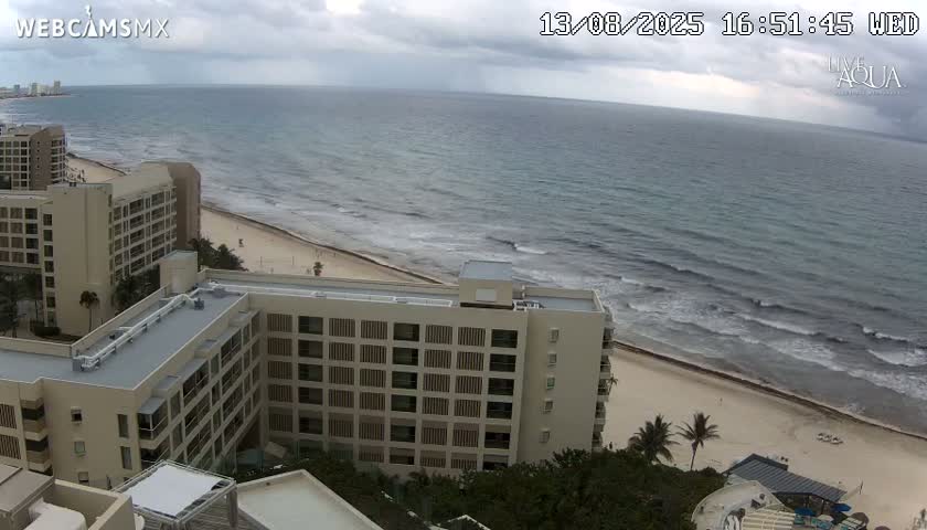 (Cancun) Cancún Playa Marlin Beach & Hotel Pools Live Cam - Benito Juarez, Quintana Roo, Mexico