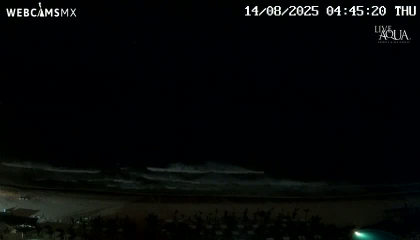 (Cancun) Cancún Playa Marlin Beach & Hotel Pools Live Cam - Benito Juarez, Quintana Roo, Mexico