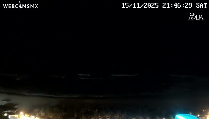 (Cancun) Cancún Playa Marlin Beach & Hotel Pools Live Cam - Benito Juarez, Quintana Roo, Mexico