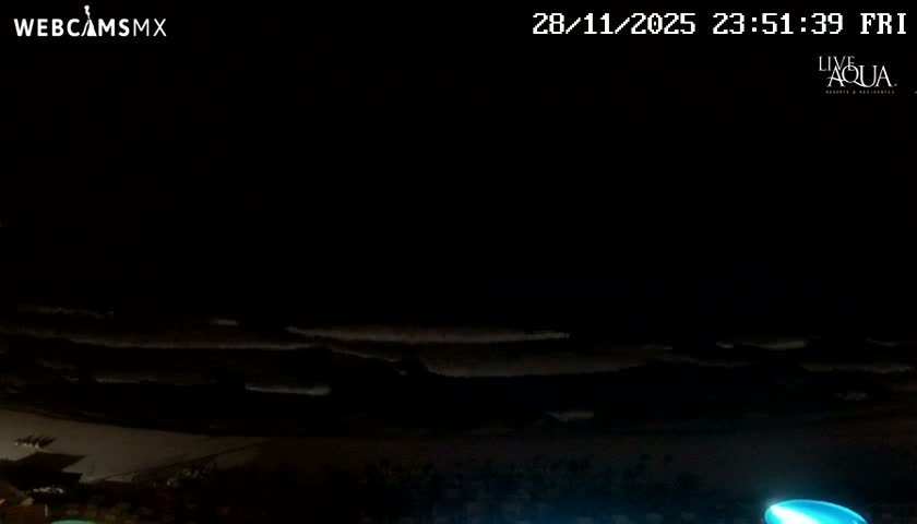 (Cancun) Cancún Playa Marlin Beach & Hotel Pools Live Cam - Benito Juarez, Quintana Roo, Mexico