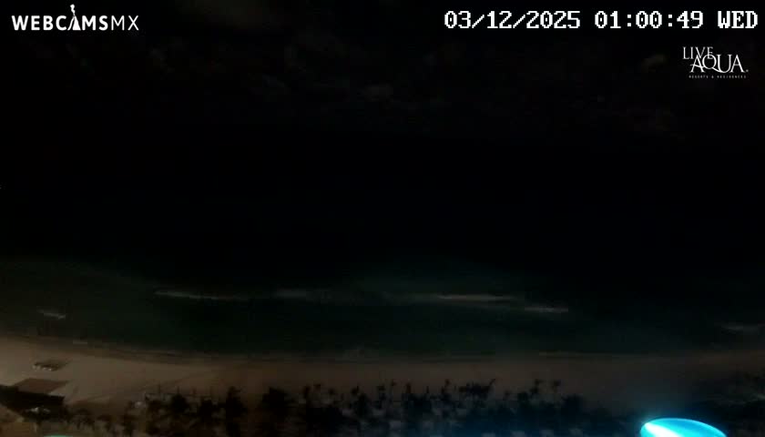 (Cancun) Cancún Playa Marlin Beach & Hotel Pools Live Cam - Benito Juarez, Quintana Roo, Mexico